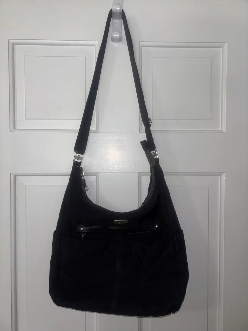 Baggallini Black Shoulder Hobo Bag
